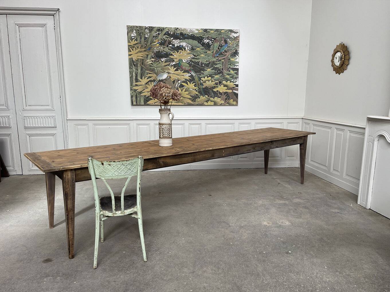 Large 1920 table with a length of 360cm