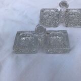 Set of 2 pairs of crystal salters
