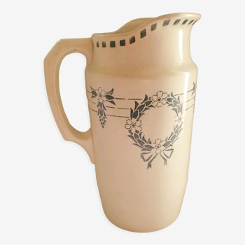 Old faience pitcher