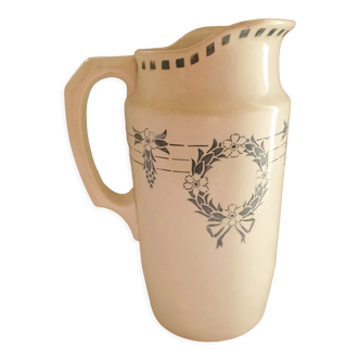 Old faience pitcher