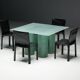Serenissimo dining table by Lella & Massimo Vignelli for Acerbis, Italy, 1970s