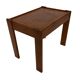 Vintage set of 3 side tables nesting pine wood 60s