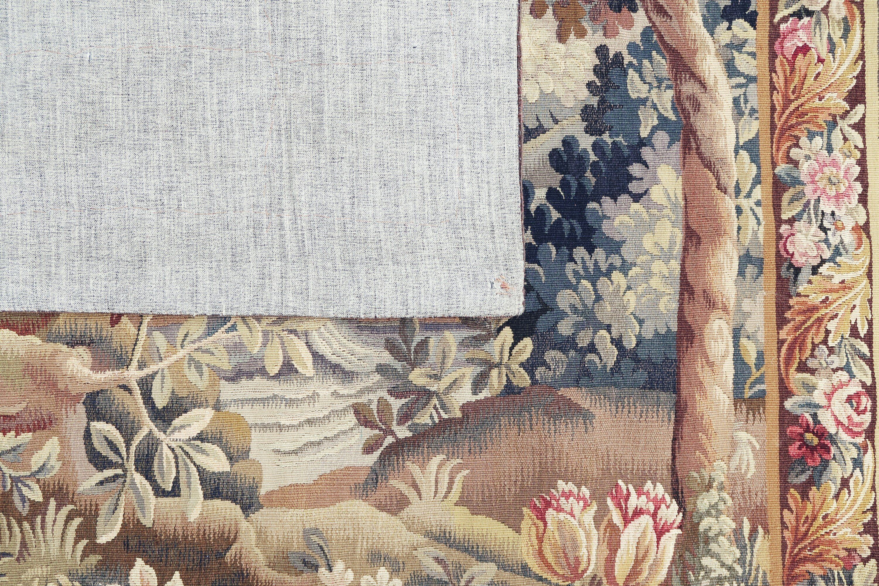 French tapestry Aubusson 19th century