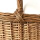 Woven wicker basket