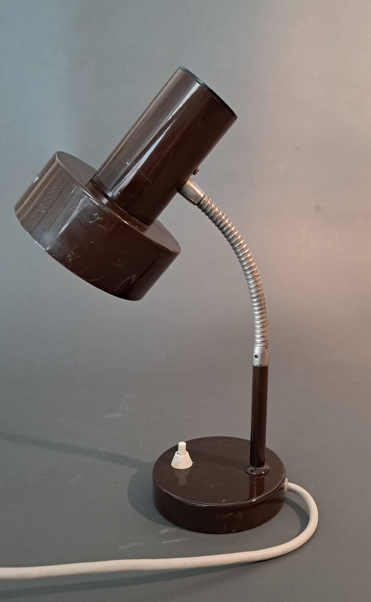 Lita 1960 brown desk lamp.