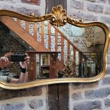 Miroir doré style Louis XV