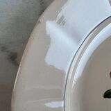 Large Sarreguemines Digoin Flower hand-painted dish