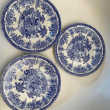 Lot 3 assiettes english style