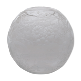 Vase ball engraved floral pattern