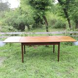 Vintage extension teak table, 1960s