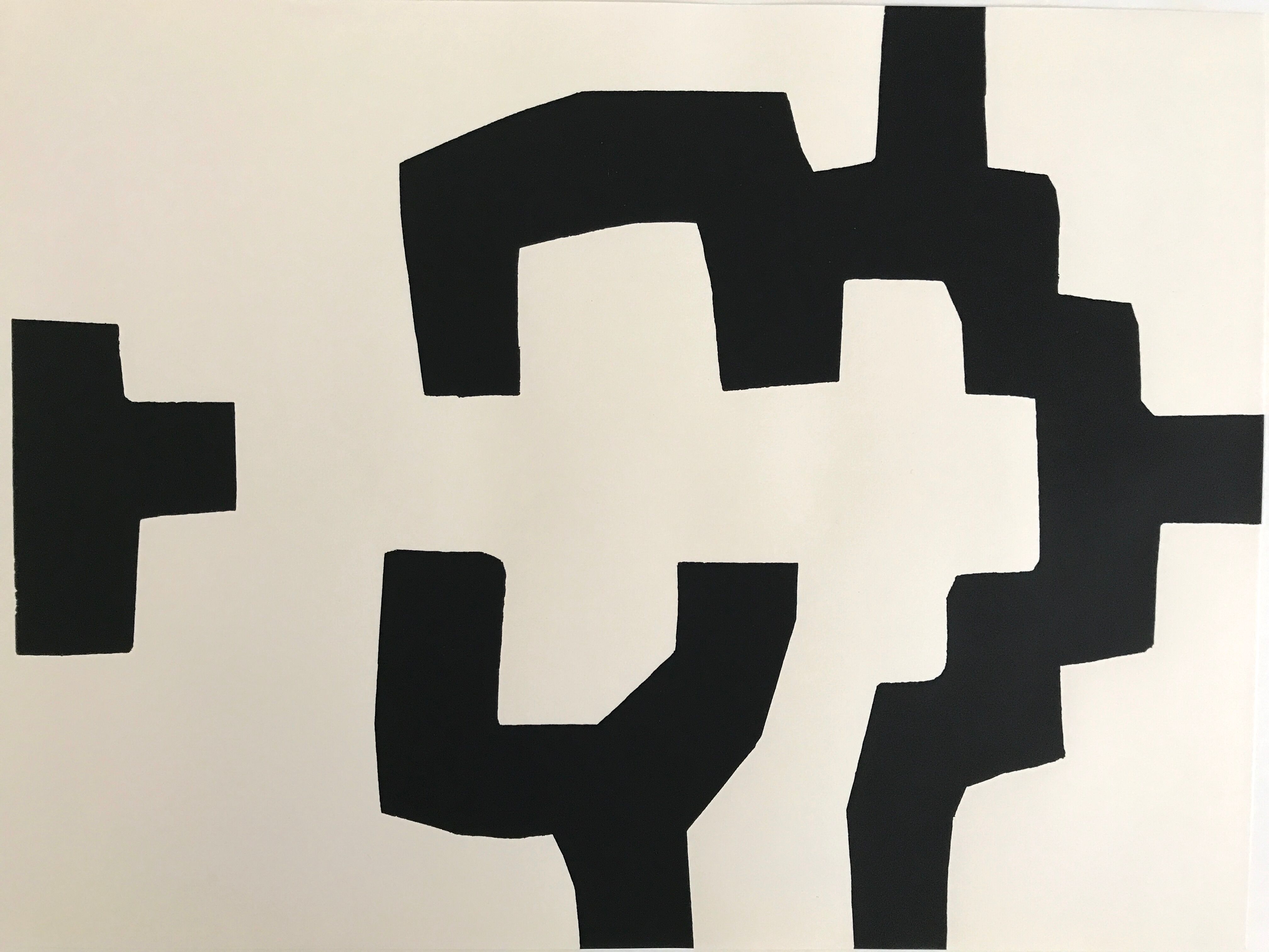 Screen print poster by Eduardo Chillda, Carnegie Institute Pittsburgh, 1979