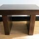 Banc massif en bois tropical