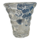 P Davesn honeycomb crystal vase, France
