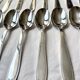 Christofle cutlery set - 11 fourchettes de table et 11 cuillères à soupe - Art déco - Métal argenté