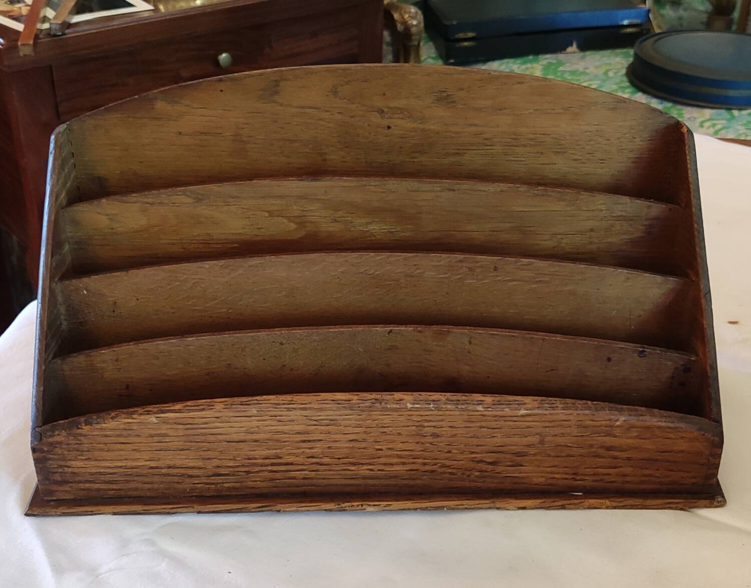 Old mail rack letter holder