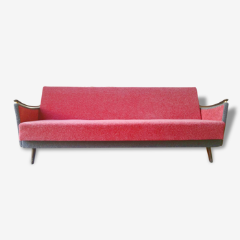 Canapé daybed convertible années 50 60 vintage d'origine parfait etat