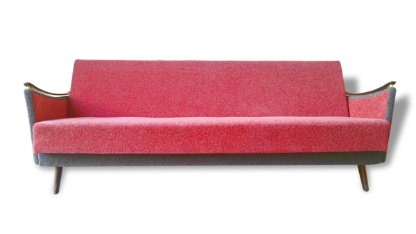 Canapé daybed convertible années 50 60 vintage d'origine parfait etat