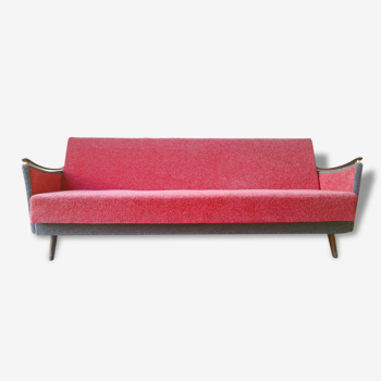 Daybed sofa convertible years 50-60 vintage original perfect state