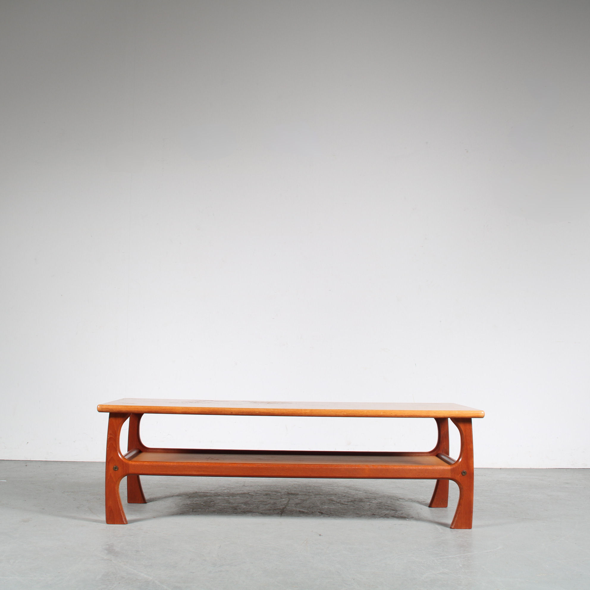 1960s scandinavian teak coffee table