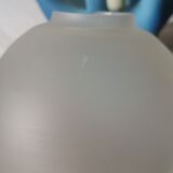 Blue ceramic hand lamp