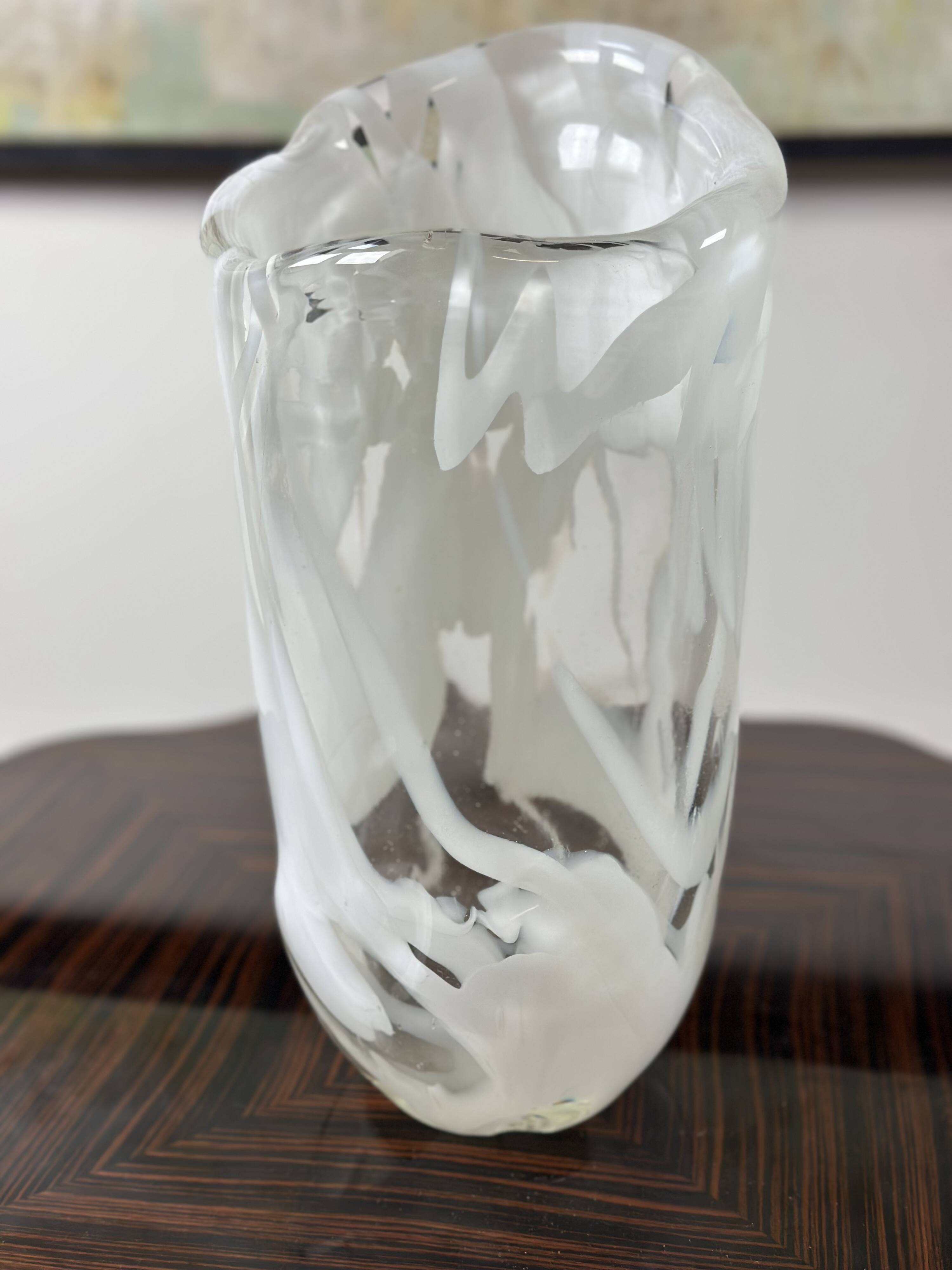 Vintage Murano glass vase, 1980