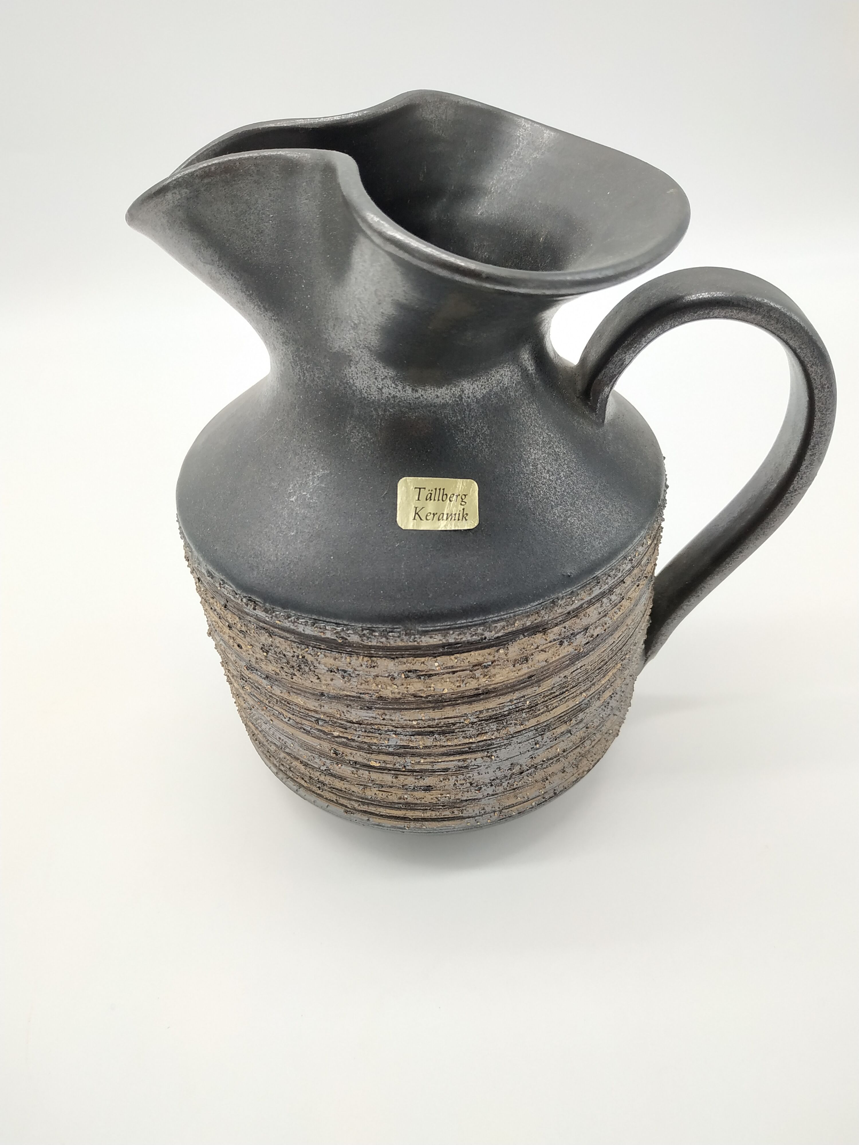Swedish pitcher tallberg keramik Scandinavian vintage