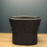 Vintage Italian leather armchair