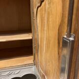 Magnificent Provençal secretary storage furniture made of solid wood with olives.