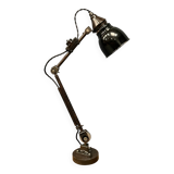 Early model Rademacher table lamp with black enamel shade