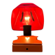 Mid-century East German space age clamp lamp by Krania, 1960s.