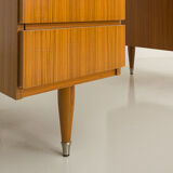 Vintage desk 3 drawers and 1 swing door