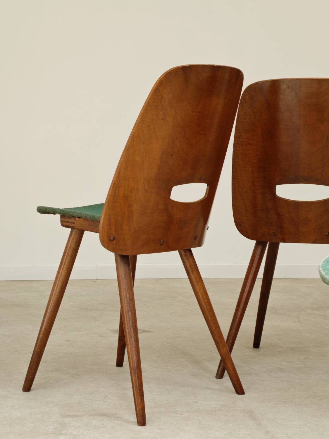 Set of 4 Lollipop chairs by Frantisek Jirak for Tatra 1960
