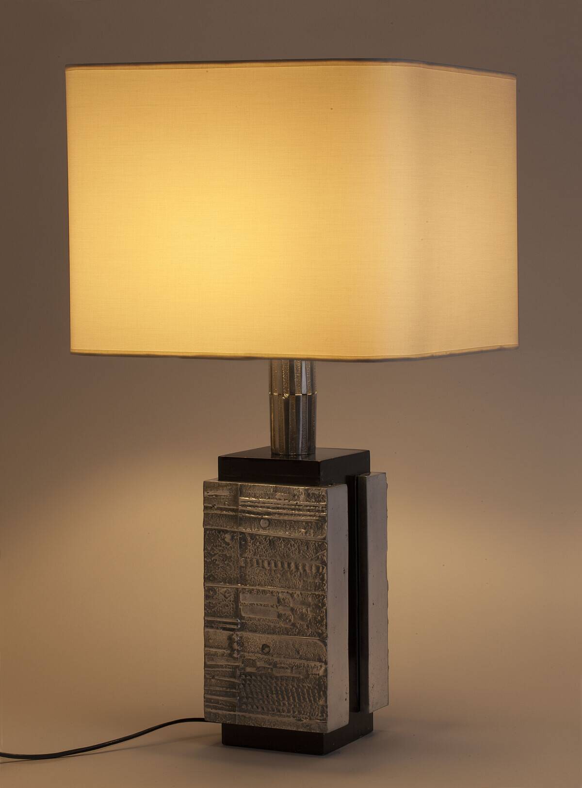 Brutalist table lamp