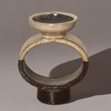 Vintage Czech Ceramic Candle Holder 1960s