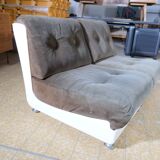 Italian Modular Space Age Design Sofa Set Chairs, Couch & Tables 1970s