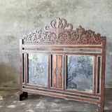 Small Indonesian screen in carved wood H:104 L:106