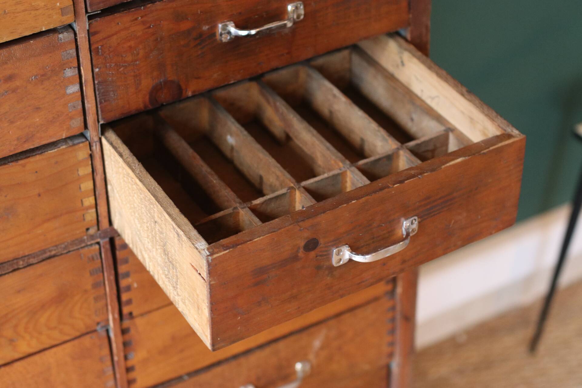 Craft cabinet with drawers