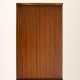 Teak nightstand with two drawers