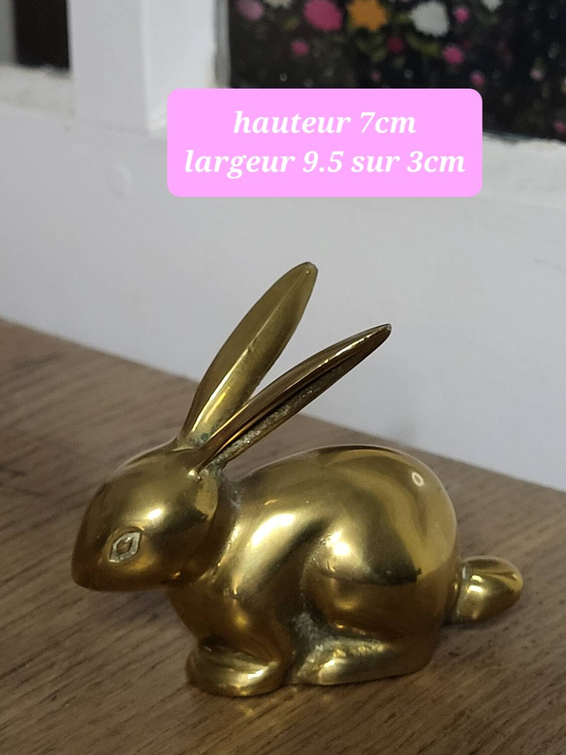 Lapin en laiton