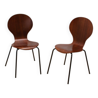 Paire de chaises de salle à manger
