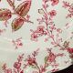 Set of 5 flat plates johnson brother pink chintz