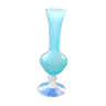 Vase bleu en verre de Murano