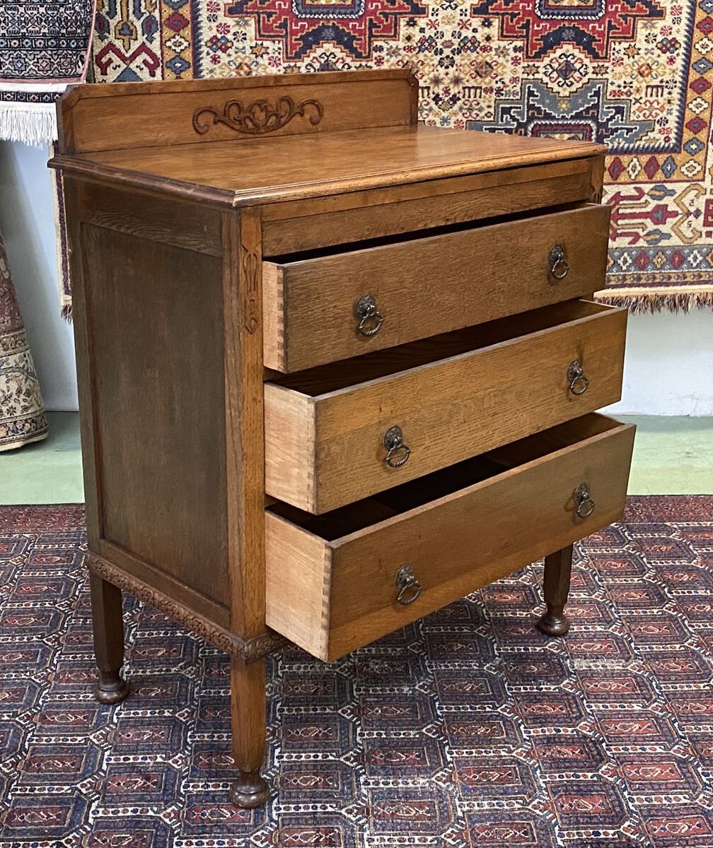 English oak dressing table, dresser 1930