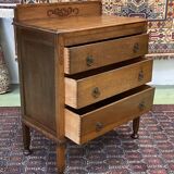 English oak dressing table, dresser 1930