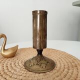 Antique folk art candle holder 1914/18