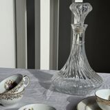 Vintage glass decanter in hot air balloon style H31 D18