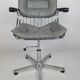 Fauteuil pivotant vintage chromé