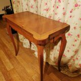 Cherry wood console and games table