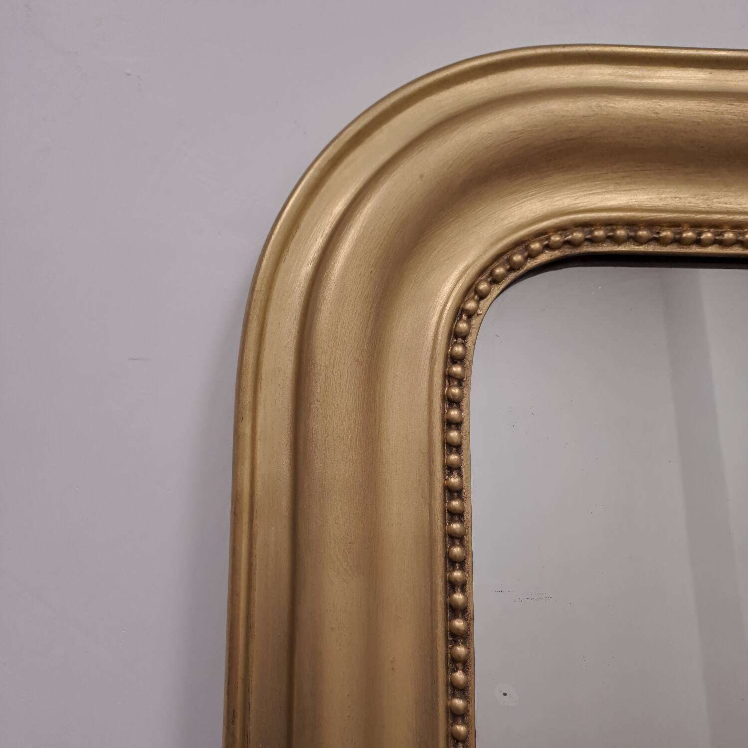 Louis Philippe mirror 105 x 77 cm old gilded