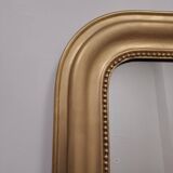 Louis Philippe mirror 105 x 77 cm old gilded
